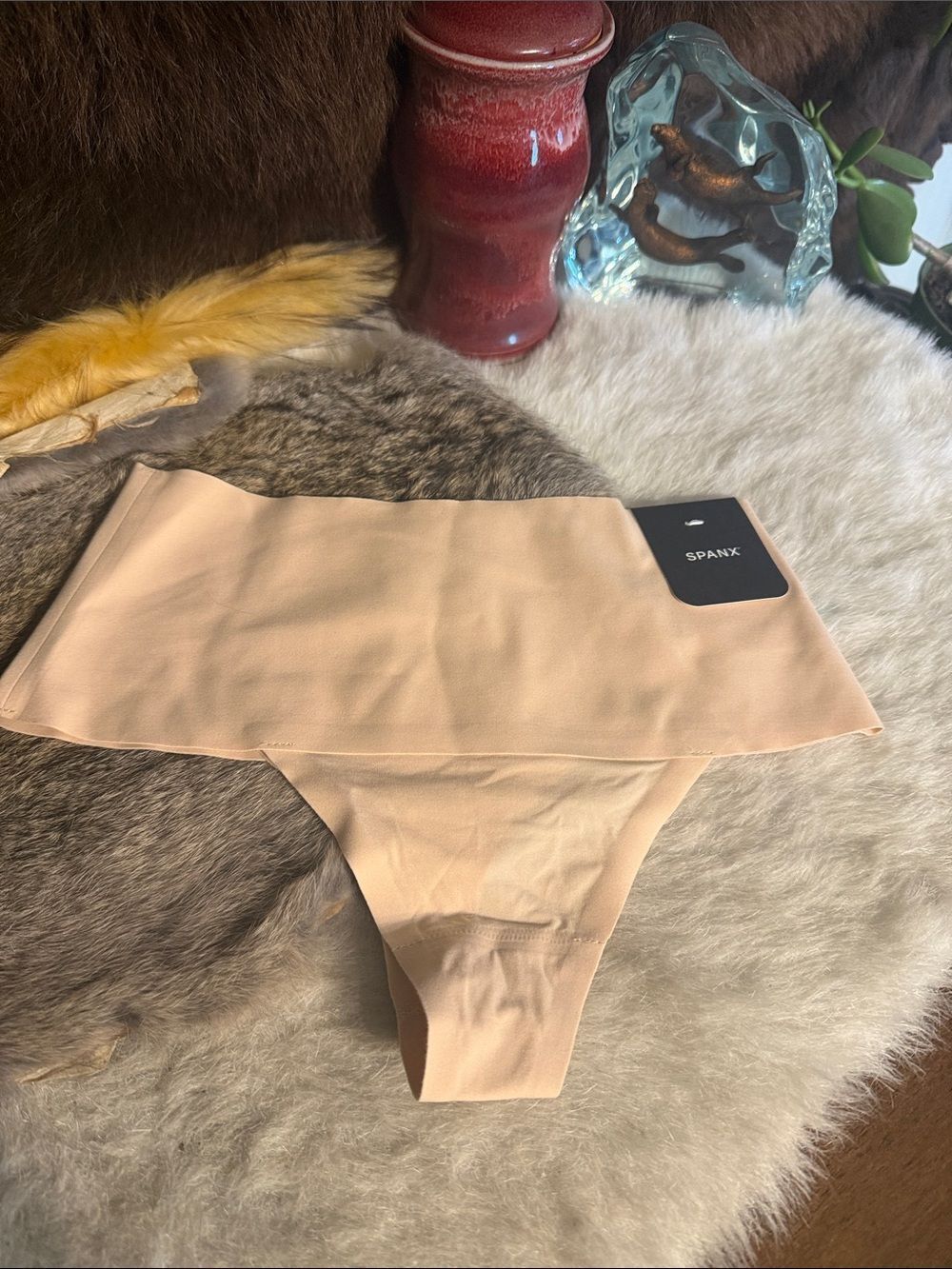 SPANX Seamless High-Waist Thong in Nude S NWT (1600)